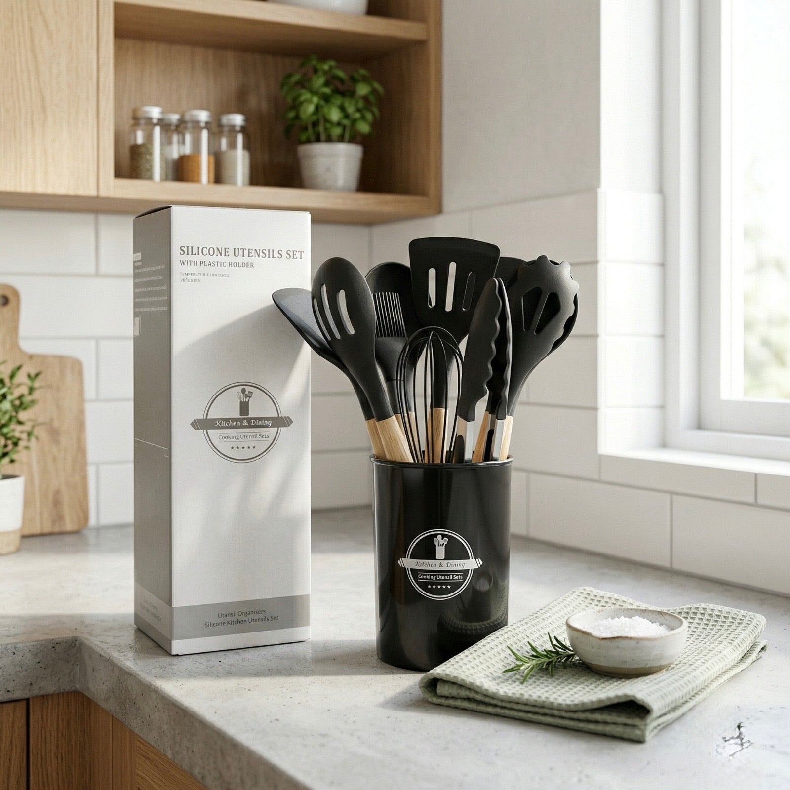 12-pcs Silicone Utensils Set