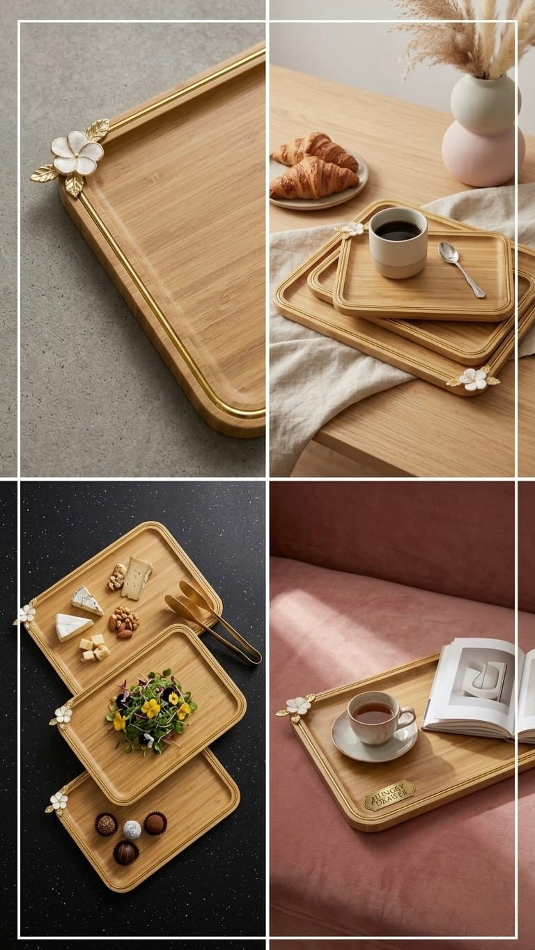 Wooden Trays | 3 Pcs set